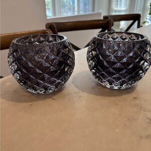 Elegant Tea  Candle glass Holders